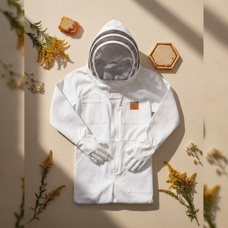 Beekeeper's Full Suit & Veil · Premium