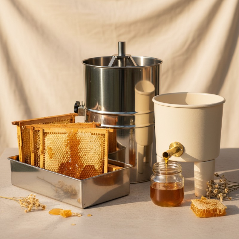 Honey Harvest Station · Extractor, Tank & Uncapping Kit