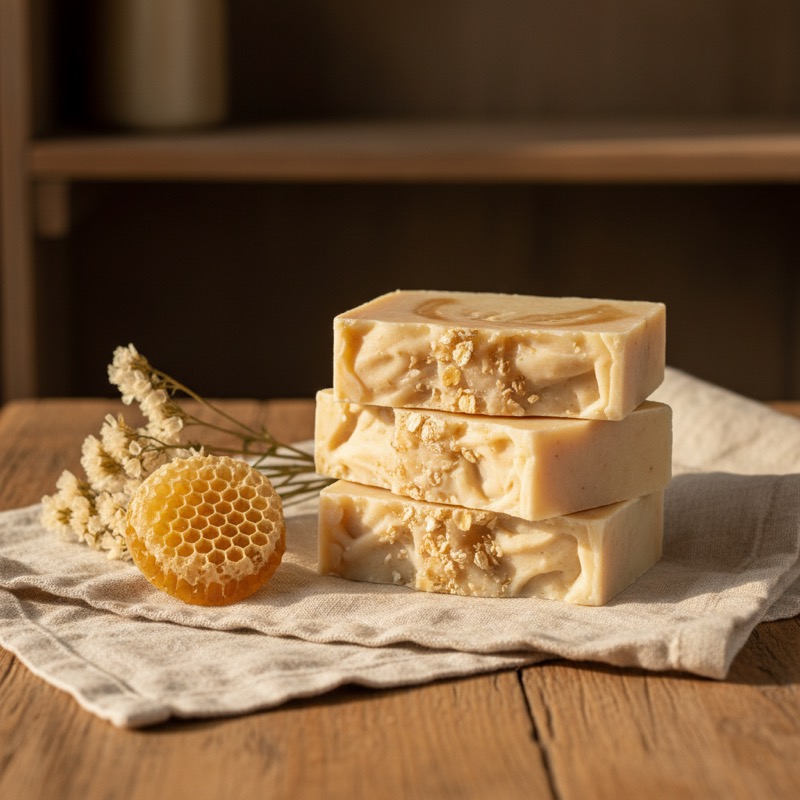 Honey & Oat Soap · Trio