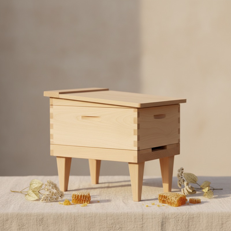 Top-Bar Cedar Hive · Complete